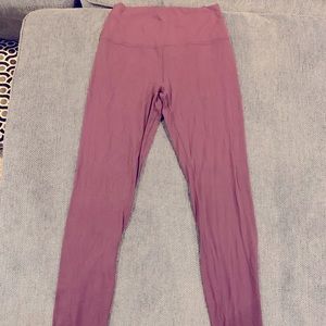 Burgundy / Maroon Lululemon Aligns Size 6